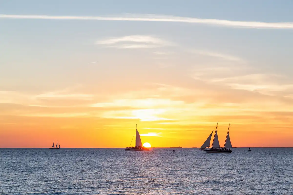 Mallory Square during sunset celebration